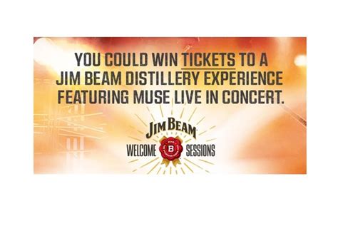 Jim Beam® Muse Concert Sweepstakes - Win Muse Concert Tickets and More!