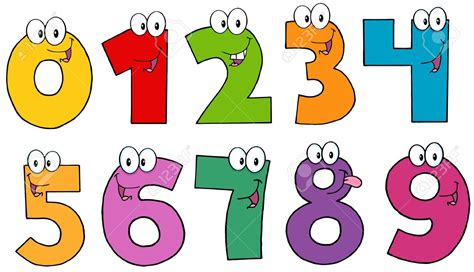 Funny Numbers Clip Art