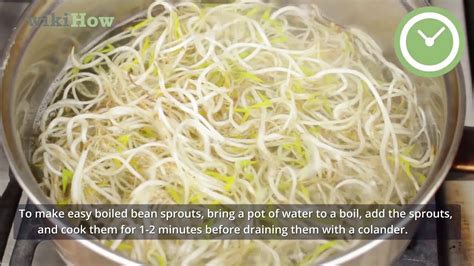 How To Cook Bean Sprouts Youtube