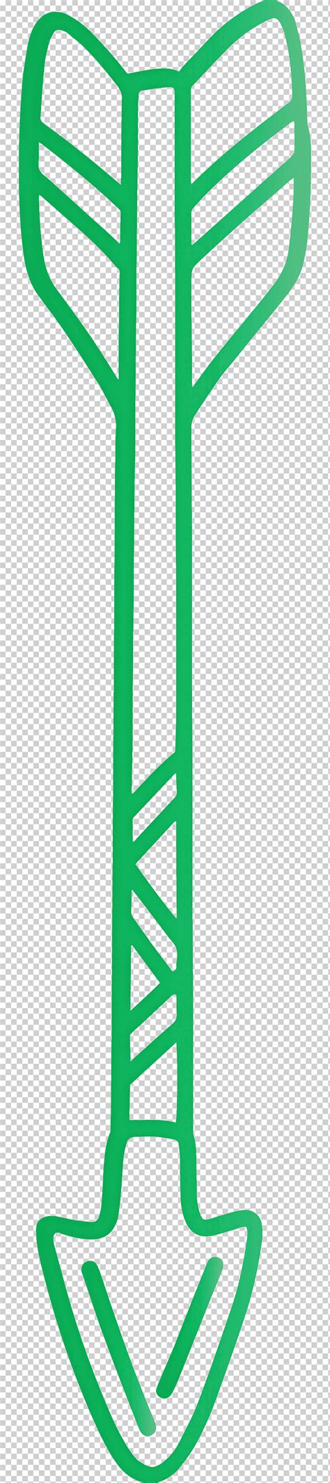 Flecha boho Flecha linda Verde Línea Logotipo png Klipartz