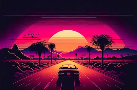 Premium Photo 3d Rendering Road From Geometric Lines Between The