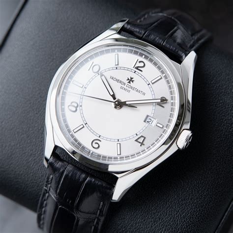 Vacheron Constantin Fiftysix Self Winding Silver Dial Steel Leather