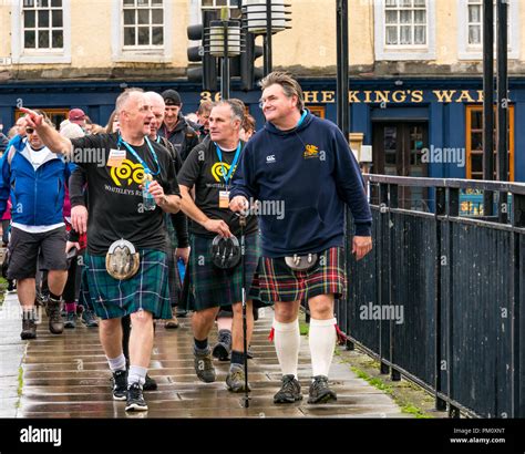 Leith Edinburgh Scotland Uk Th September Edinburgh Kilt