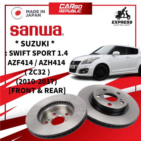 Sanwa Disc Rotor Suzuki Swift Sport 1 4 Azf414 Azh414 Zc32 2010 2017