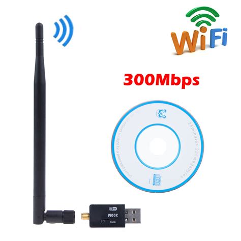 300 Mbps 80211 Bgn Wireless Usb Wifi Adapter Dongle Antenna Network Lan Card