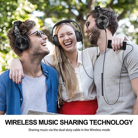 Fone De Ouvido OneOdio A70 Fusion Sharing Wireless DJ Headphone Preto