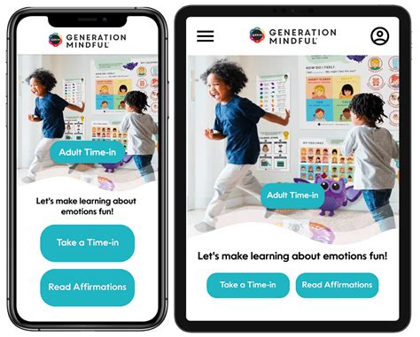 Generation Mindful App & Site on Behance 