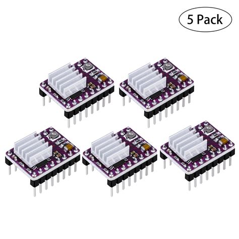 Himition UEETEK 5 Pcs DRV8825 Stepper Motor Driver Module 4 Layer With