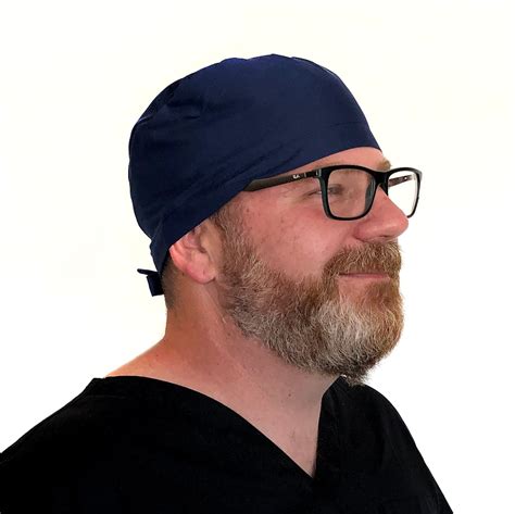 Mens Surgical Cap Male Scrub Caps With Buttons Medical Scrub Etsy