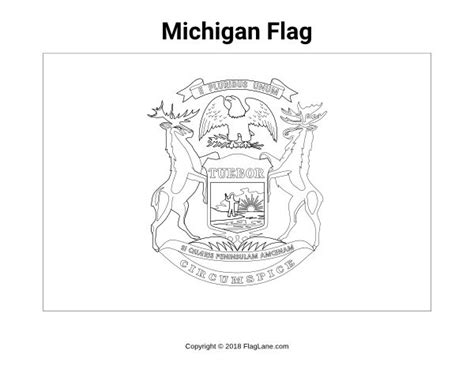 Veg Michigan State Coloring Pages