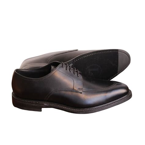 Loake Seconds Acton Black F Width Rubber Sole Rrp Mens