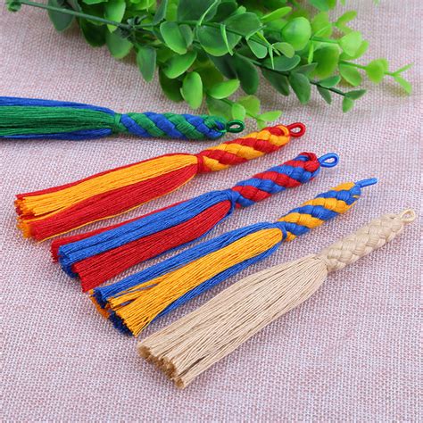 Double Mix Color Cotton Tassel For Jewelry Garment Curtain DIY Craft