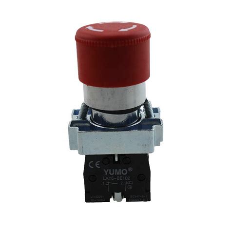 Mushroom Head Push Button Switch China Push Button And Indicator