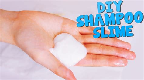 Diy Shampoo Slime No Borax Liquid Starch Laundry Detergent Or Glue Youtube