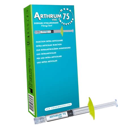 Arthrum h 2 5 jeringa precargada hialuronato sódico 75mg 3ml Salunatur