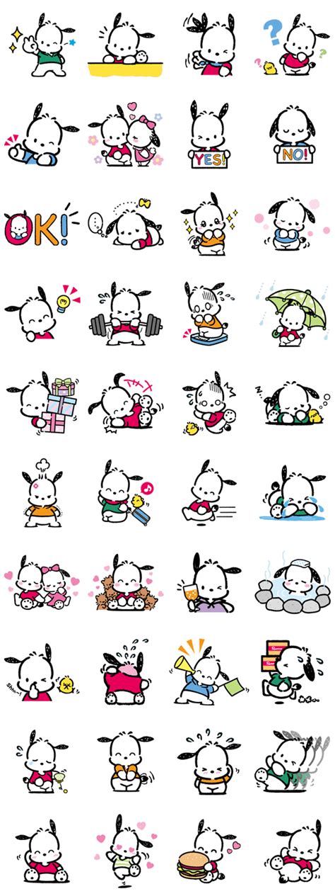 Stickers Line Store Line アイコン かわいい かわいい文字 クロスステッチ 図案