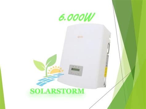 Inversor 6000w On Grid Trifásico Solis Certificado Sec Solarstorm