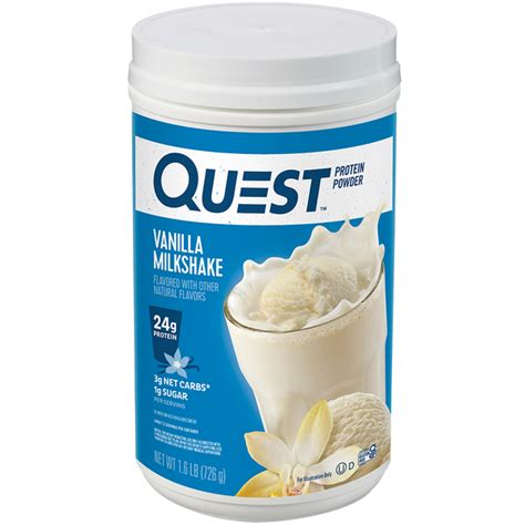 Vanilla Milkshake Protein Powder Quest Nutrition