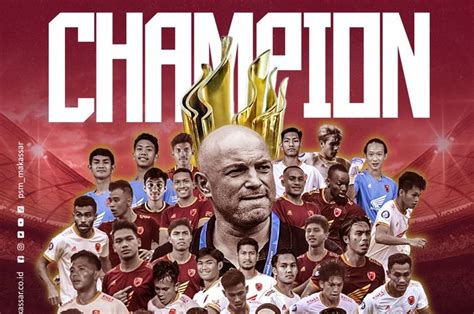 PSM Makassar Sah Juara Liga 1 2022 2023 Berikut Daftar Lengkap Kampiun