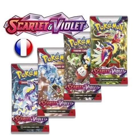 Booster Pokémon Ecarlate et Violet 40 cartes Carte Pokemon Rare