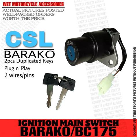 Kawasaki Barako Bc Ignition Main Switch Motorcycle Accessories