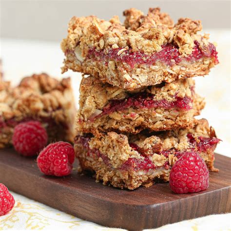 Gluten And Dairy Free Raspberry Oatmeal Bars The Salty Cooker