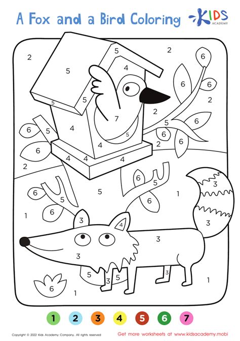 Educational Coloring Activity For Grade 1