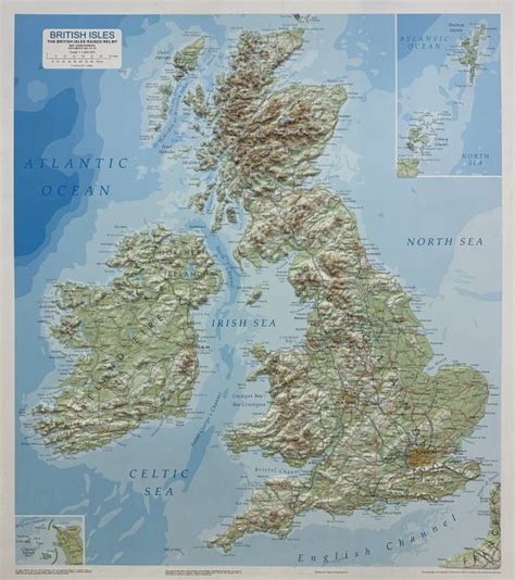 Dorrigo D British Isles Relief Map Framed The Grand Victorian Door