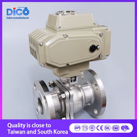 Dico Api 150 600lb Wcb Cf8 Cf8m With Iso Pad 2pc Flange Ball Valve For Polysilicon Pipe