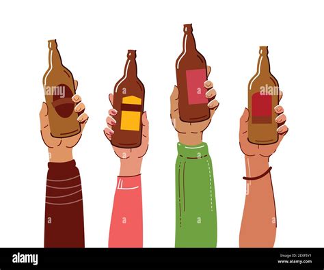 Cartoon Beer Bottle Hi Res Stock Photography And Images Alamy