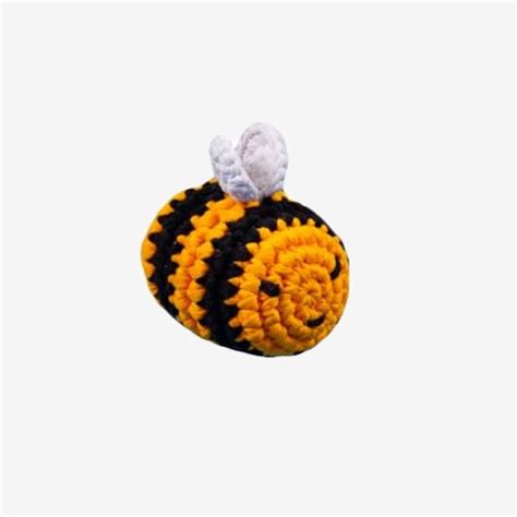 Ware Of The Dog Crochet Bumble Bee Dog Toy Ohmopup