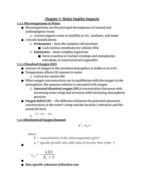 Chapter 7 Water Quality Impacts Chapter 7 Water Quality Impacts 7 2