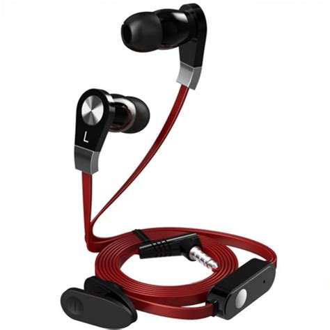 Universal In Ear Earphone With Clip L Bending 35mm Wired Headset Portable Sport Music Earphones