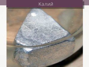 Калий - Химия
