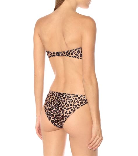Leopard Bikini Bottoms In Brown Simkhai Mytheresa