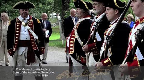 Sons Of The American Revolution Massachusetts Youtube