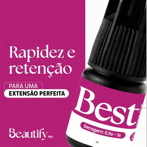 COLA BEST BEAUTIFY PRO 3g LOJA ROSA