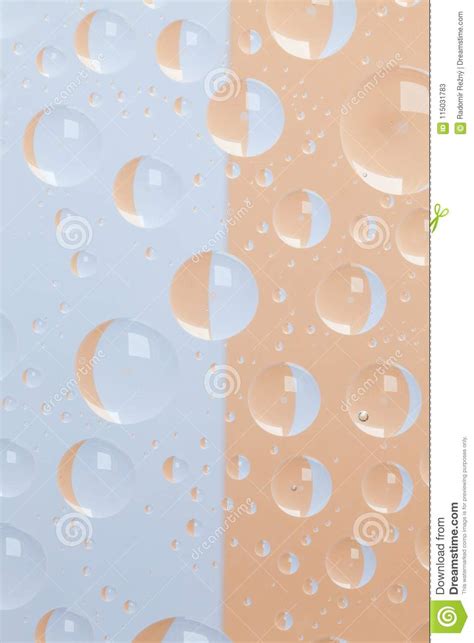 Fondo Abstracto Con Gotas Del Agua Stock de ilustración Ilustración