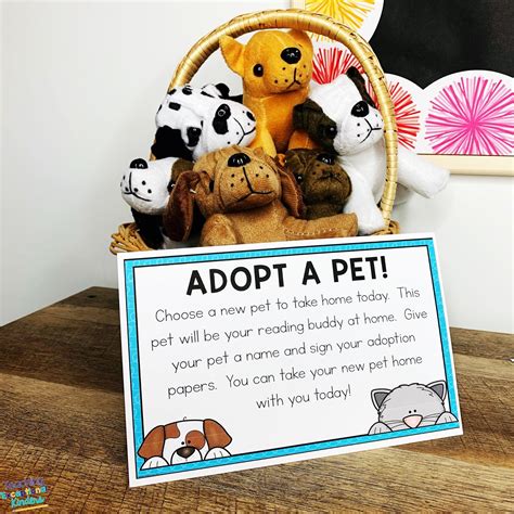 How To Set Up An Adopt a Reading Buddy Stuffed Animal Activity for ...