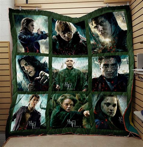 D Customize Harry Potter Quilt Fabric Roomloving