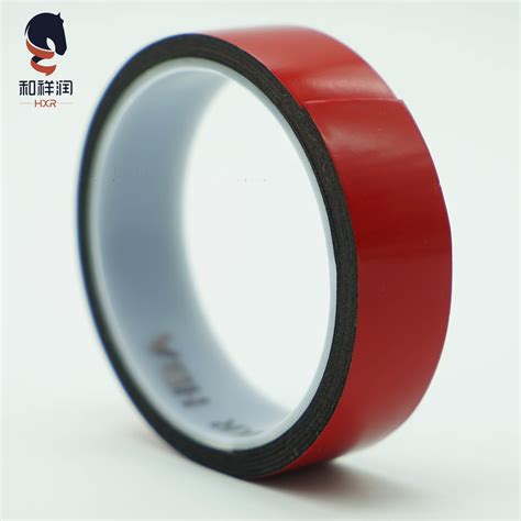 1mm High Quality Double Sided PE Foam Tape With Red Release Liner