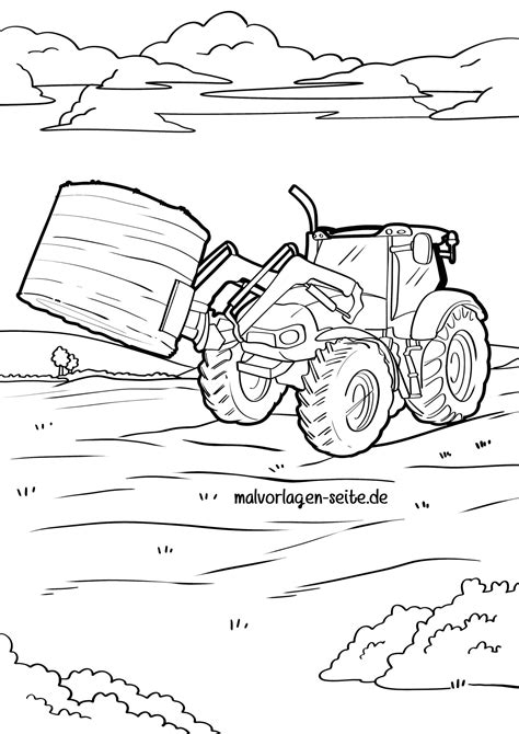 Coloring Page Tractor Free Coloring Pages