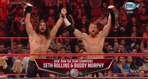 Seth Rollins Y Buddy Murphy Nuevos Campeones En Pareja De WWE RAW