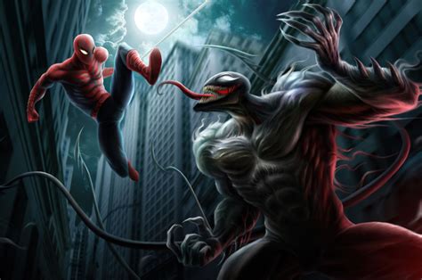 2560x1700 Venom Vs Spiderman Fight 5k Chromebook Pixel Hd 4k