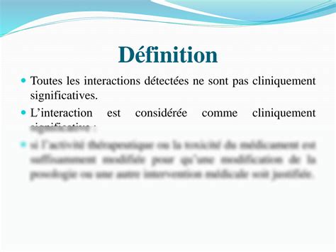 SOLUTION Int Raction Medicamenteuse En Phase Pharmacocin Tique Et