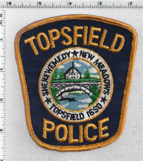 Topsfield Police Massachusetts 2nd Issue Shoulder Patch Ebay