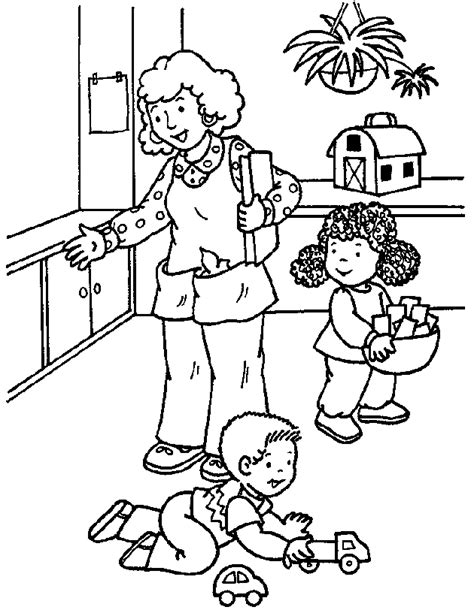 16 Best Daycare Coloring Pages For Kids Updated 2018