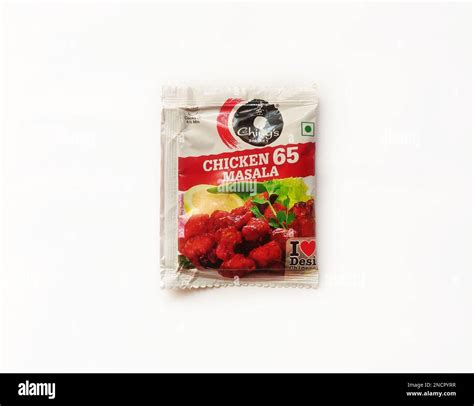 Ching S Secret Chicken Masala Powder In Isolated Background Stock