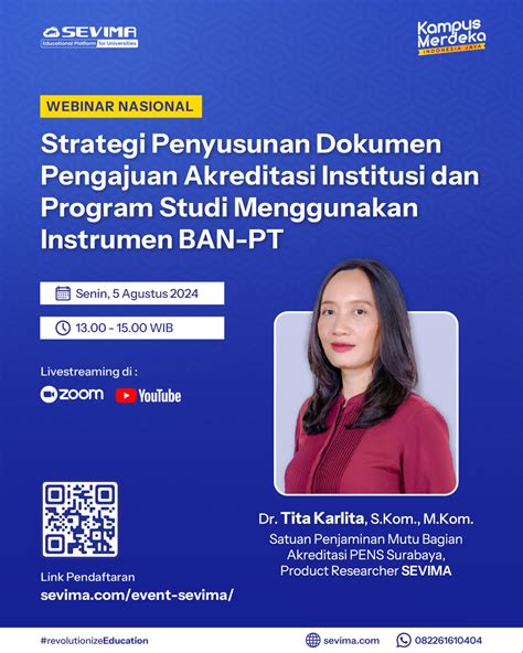 Webinar Strategi Penyusunan Dokumen Pengajuan Akreditasi Institusi Dan