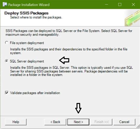 Deploying Ssis Package Using Deployment Manifest With Screenshots